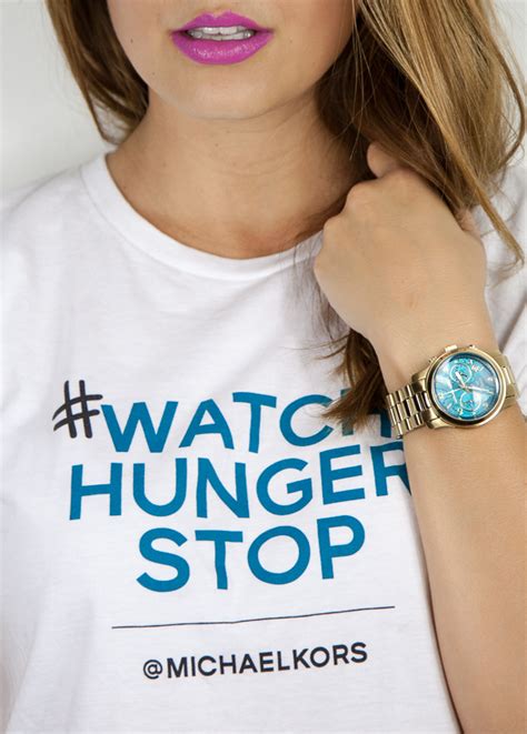 michael kors watch hunger stop 2020|Michael Kors hunger stop campaign.